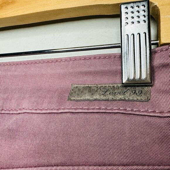 Anthropology Level 99 Women’s Mauve Lily Skinny Straight Jeans Size 25 - Picture 6 of 10